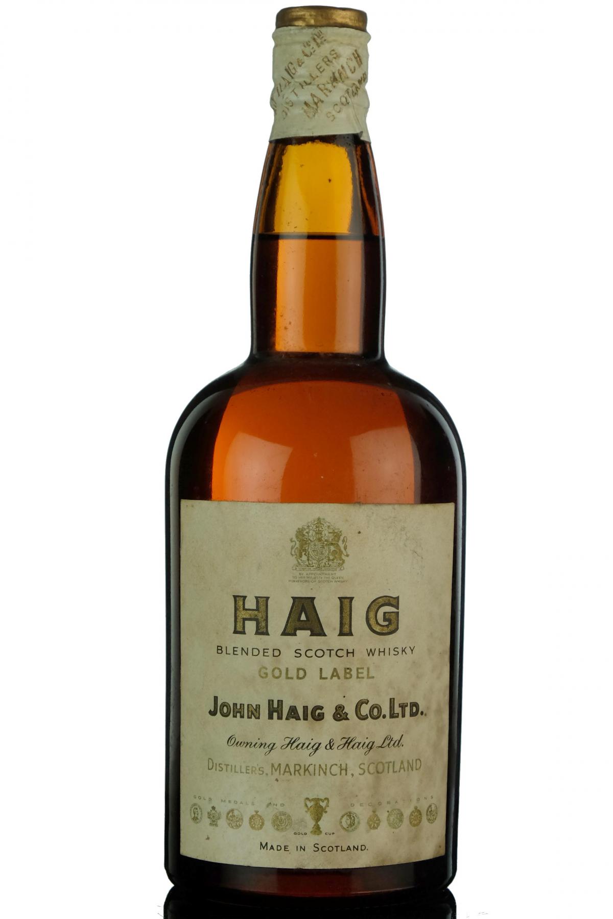 Haig Gold Label - 1950s