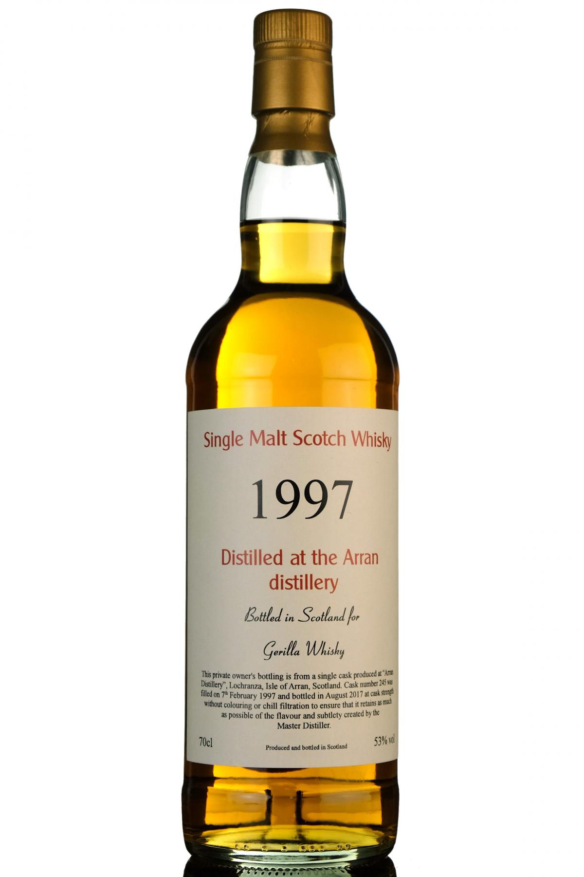 Arran 1997-2017 - Private Bottling - Cask 245