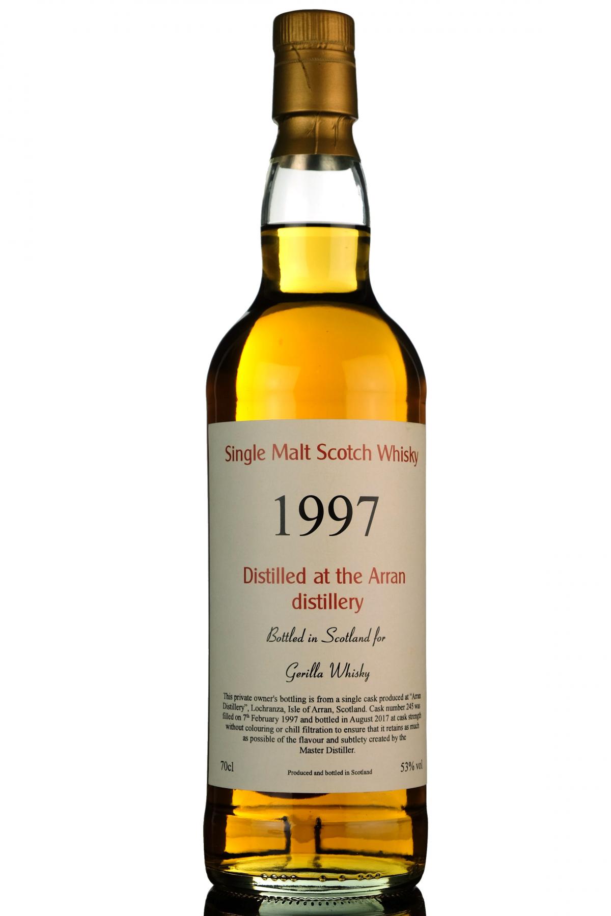 Arran 1997-2017 - Private Bottling - Cask 245