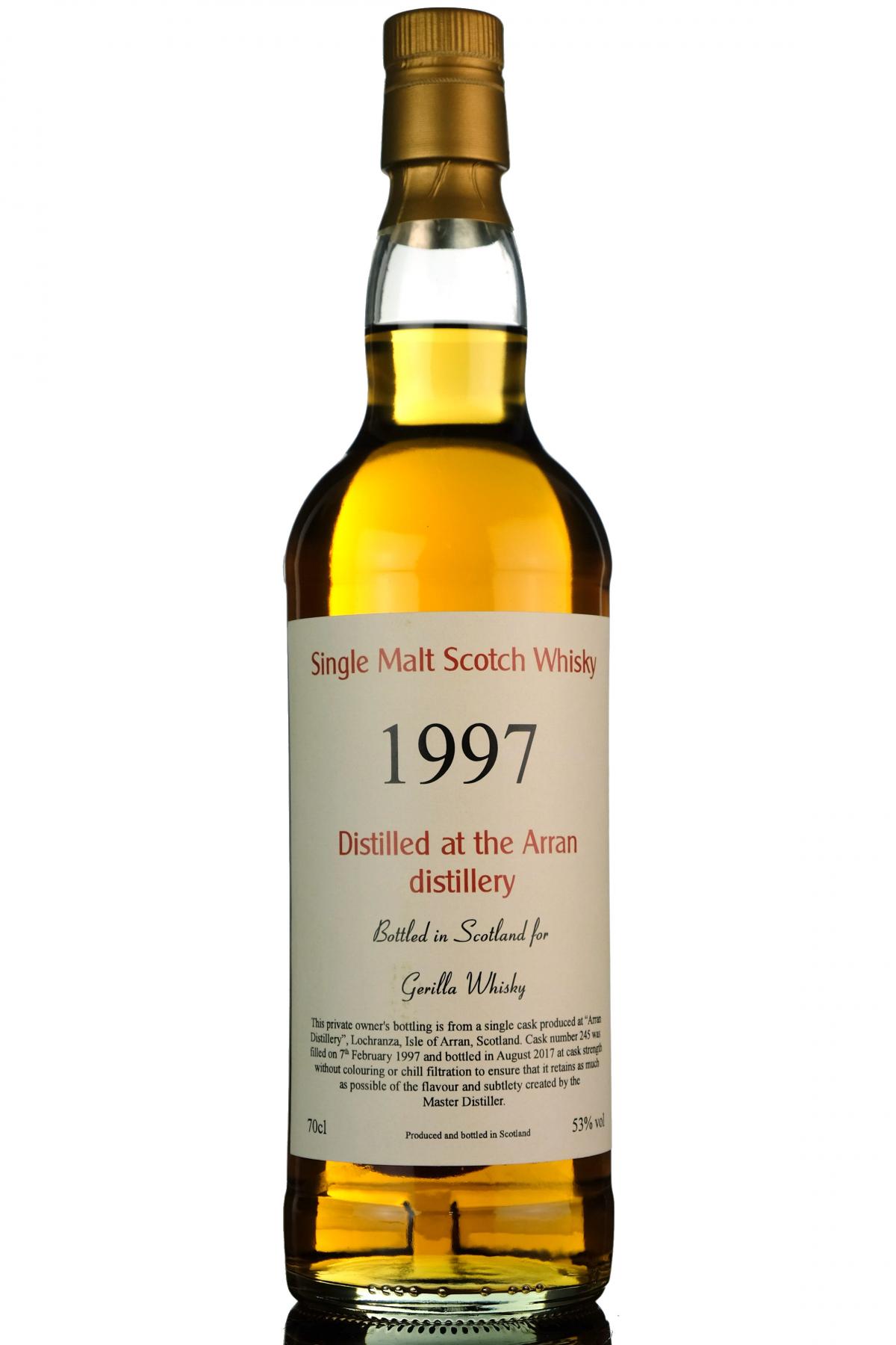 Arran 1997-2017 - Private Bottling - Cask 245