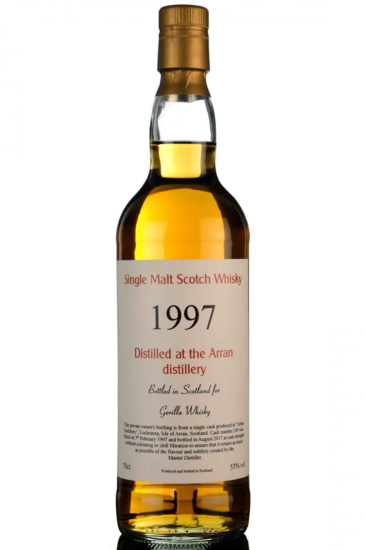 Arran 1997-2017 - Private Bottling - Cask 245