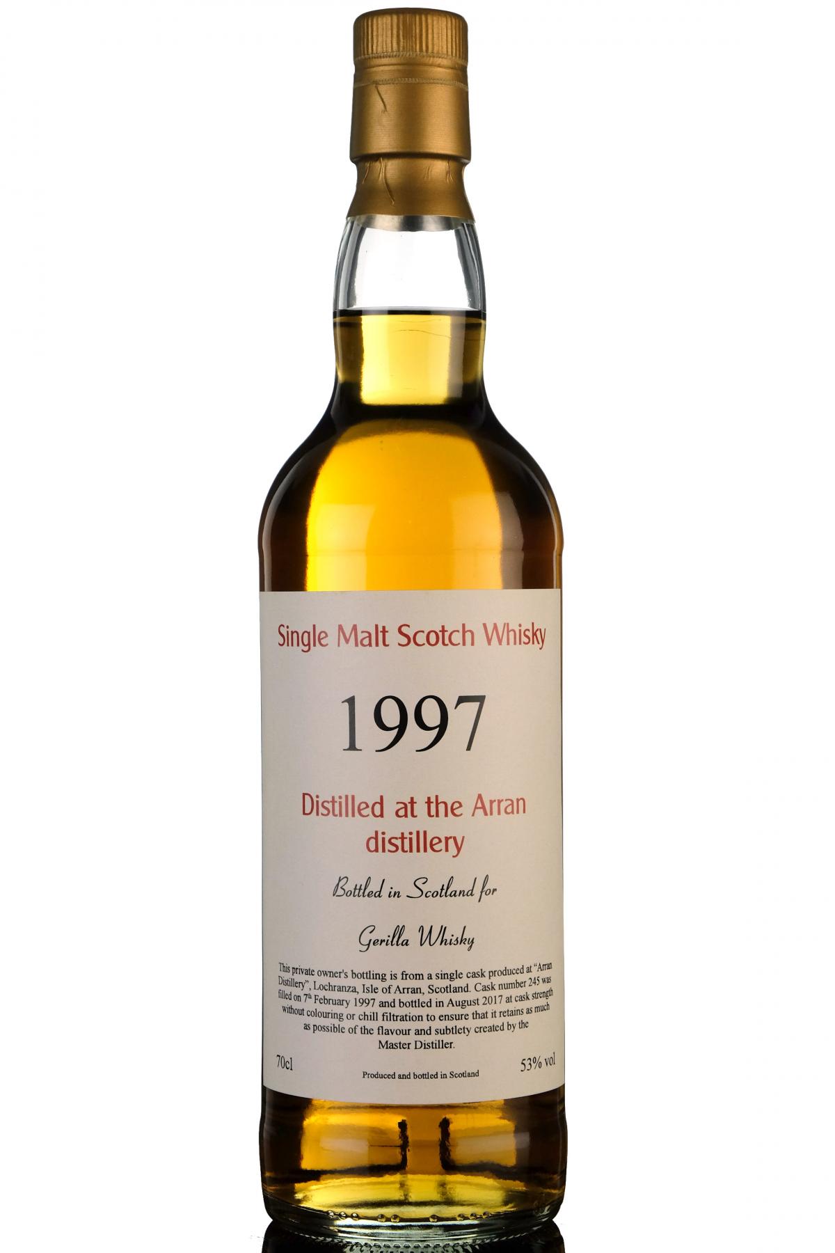 Arran 1997-2017 - Private Bottling - Cask 245