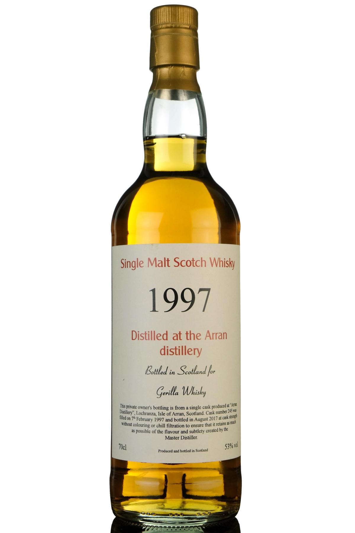 Arran 1997-2017 - Private Bottling - Cask 245