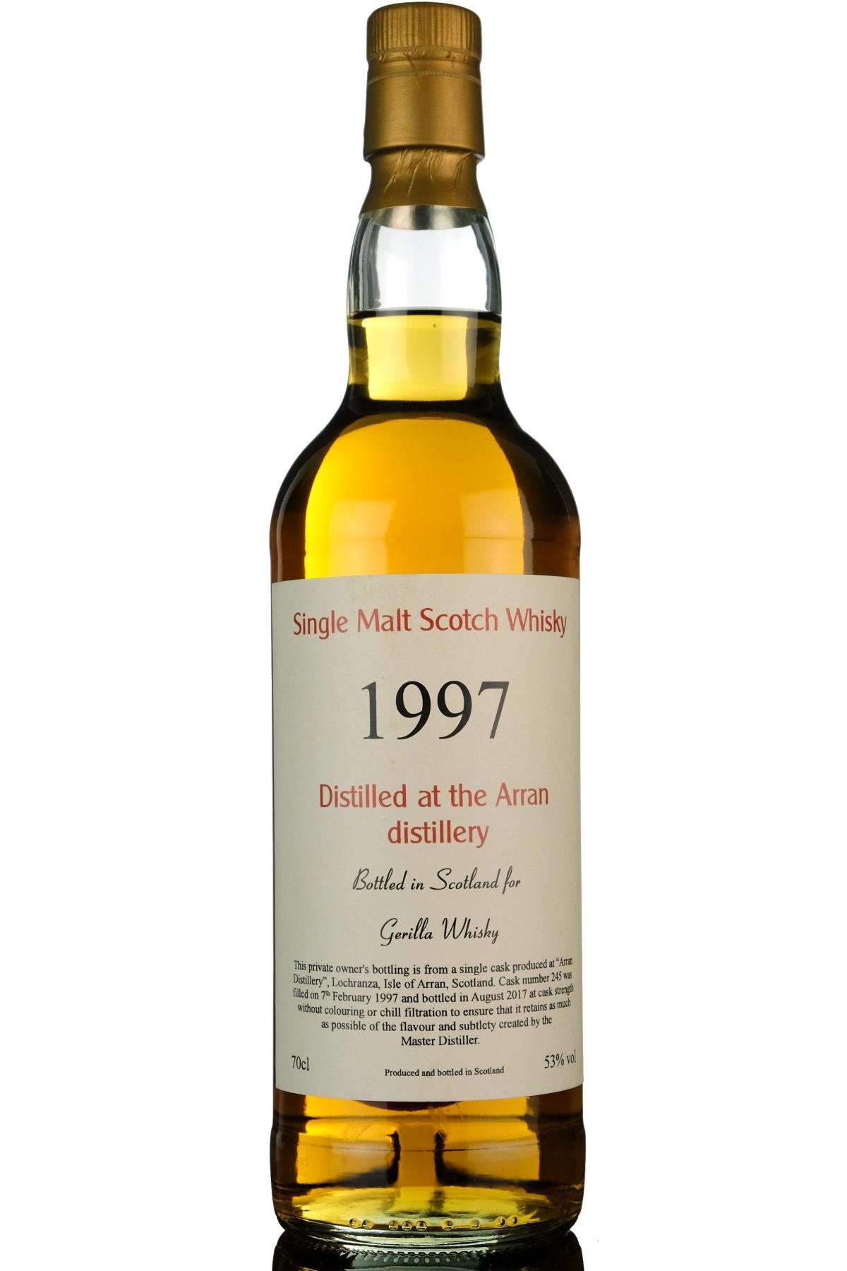 Arran 1997-2017 - Private Bottling - Cask 245