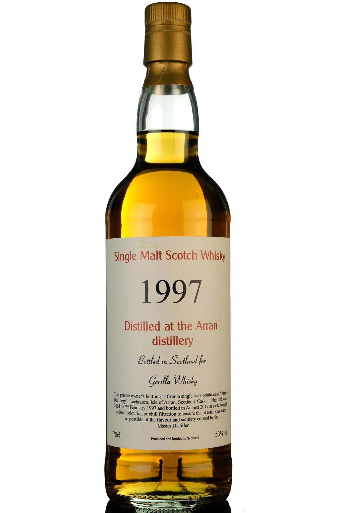 Arran 1997-2017 - Private Bottling - Cask 245