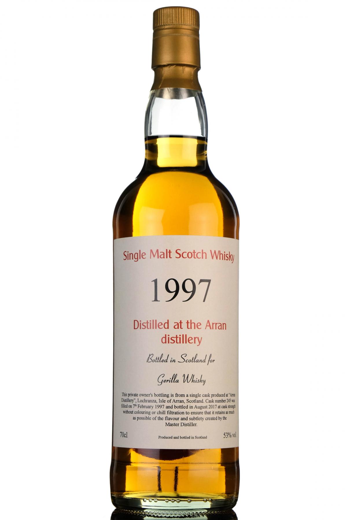 Arran 1997-2017 - Private Bottling - Cask 245