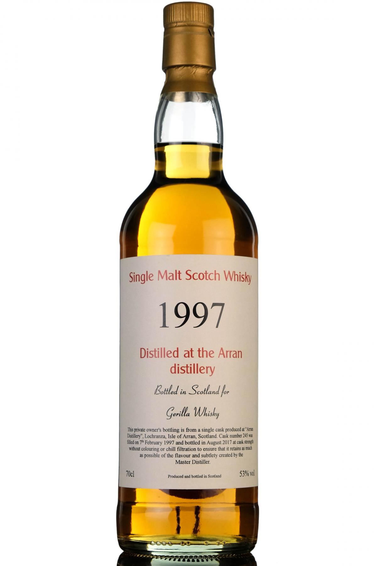 Arran 1997-2017 - Private Bottling - Cask 245