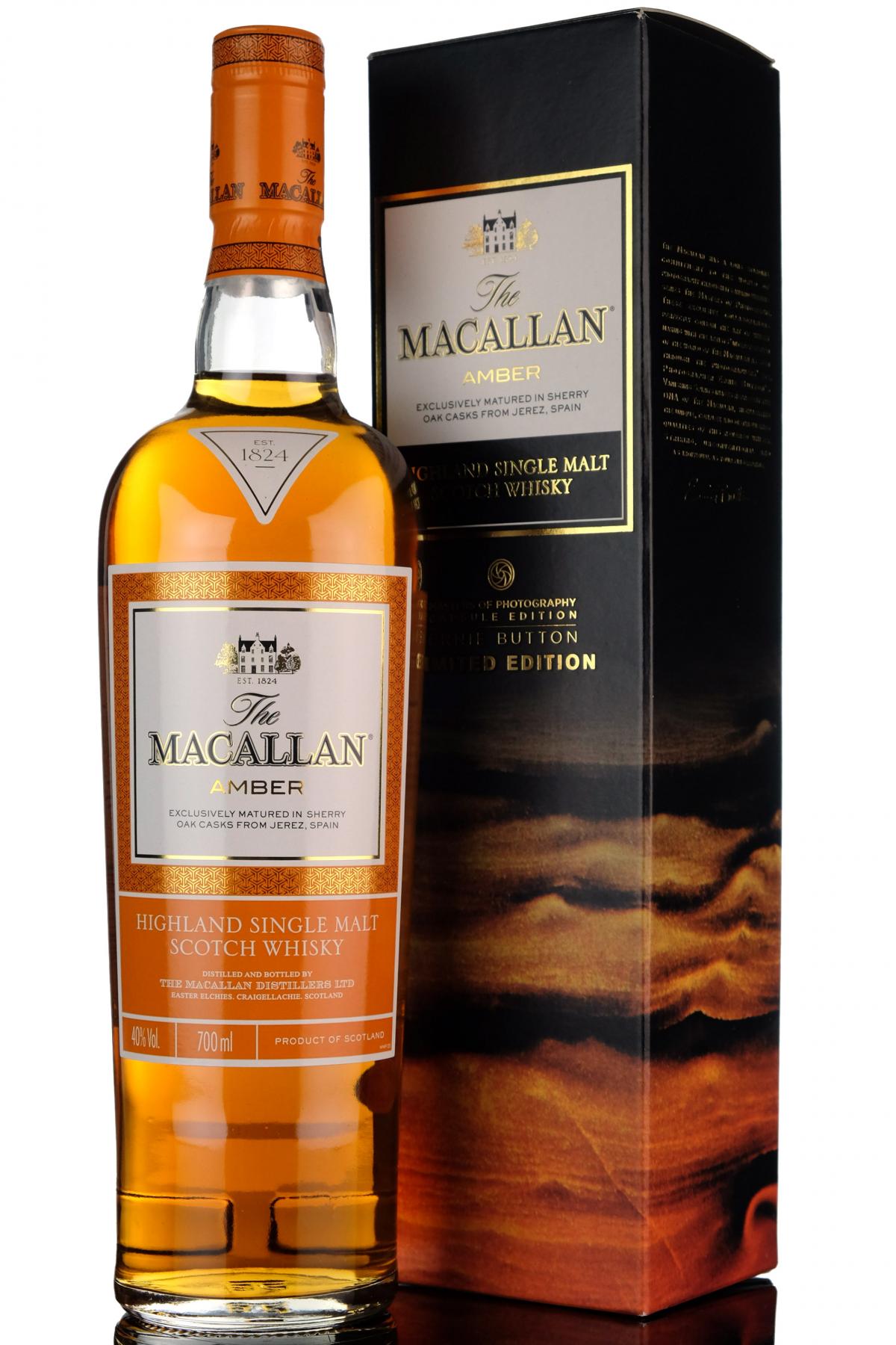 Macallan Amber - Sherry Cask - Ernie Button Limited Edition