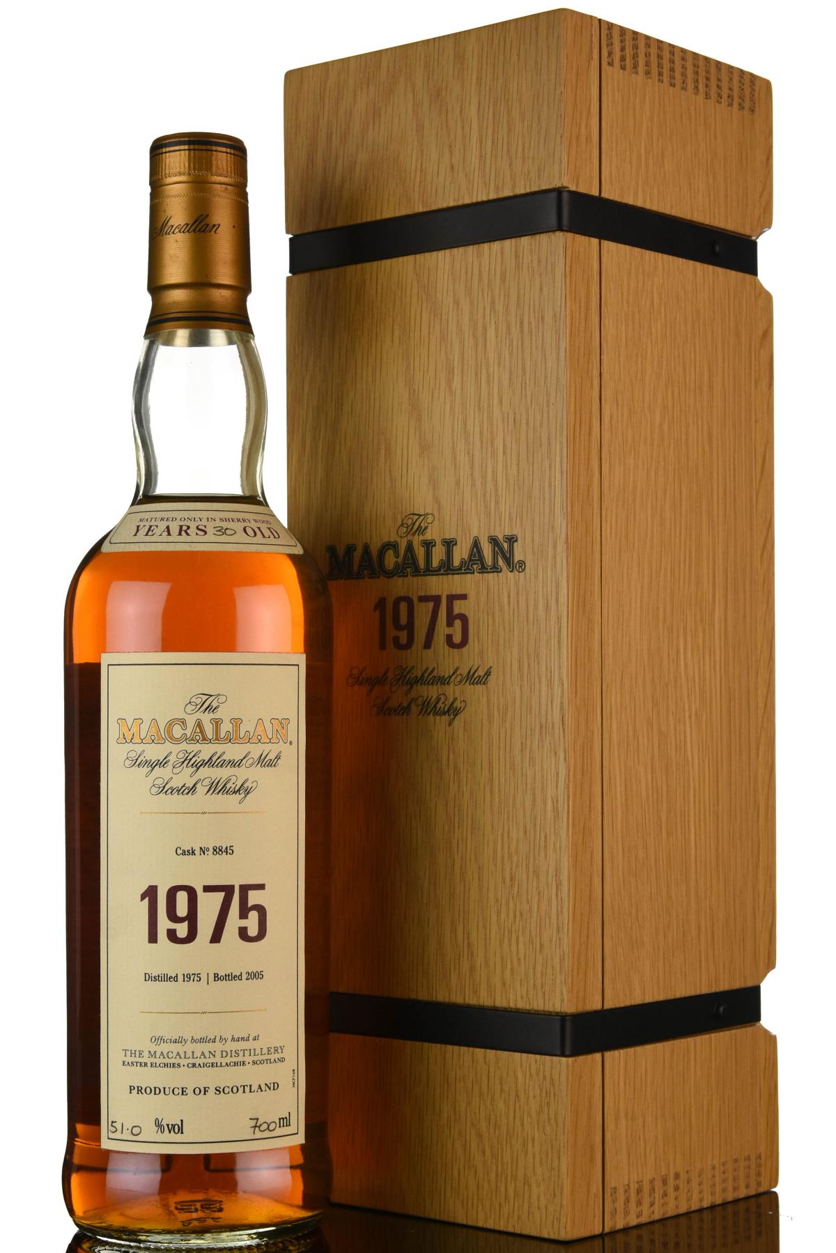 Macallan 1975-2005 - 30 Year Old - Fine & Rare - Cask 8845