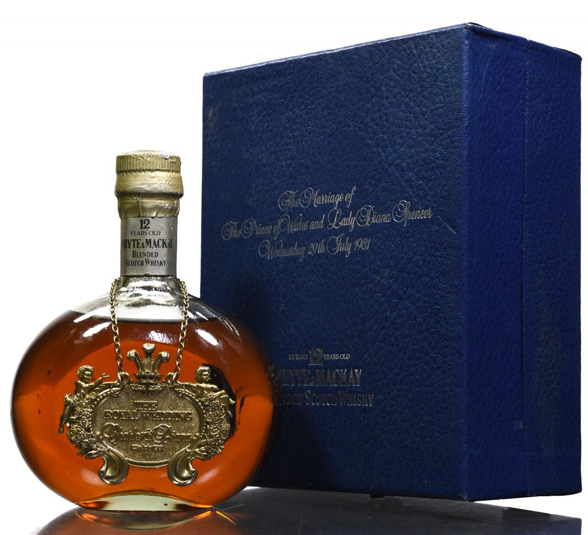 Whyte & Mackay 12 Year Old - The Royal Wedding Charles & Diana 1981