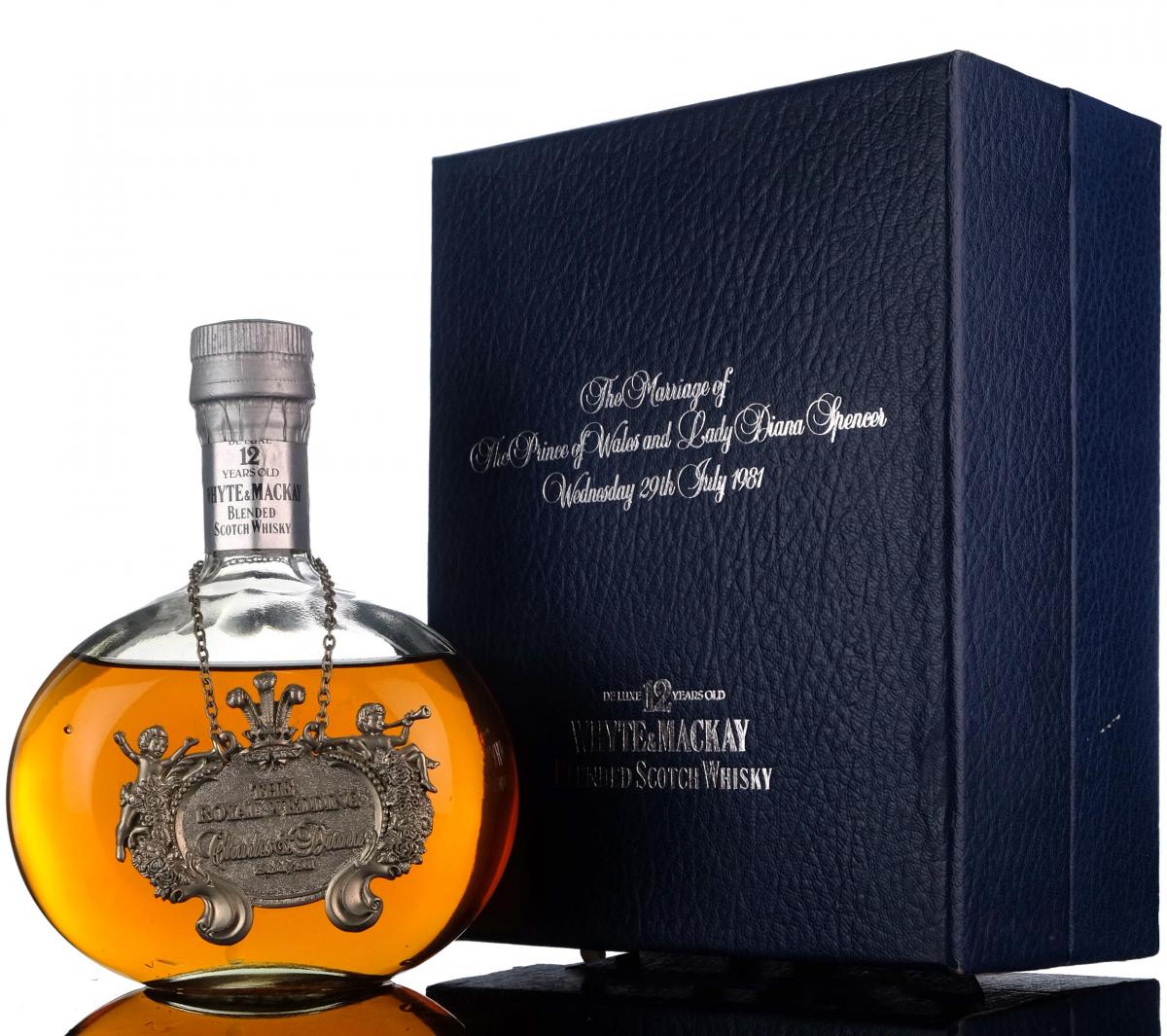 Whyte & Mackay 12 Year Old - The Royal Wedding Charles & Diana 1981