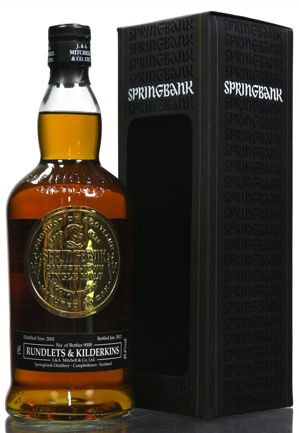 Springbank 2001-2012 - Rundlets & Kilderkins