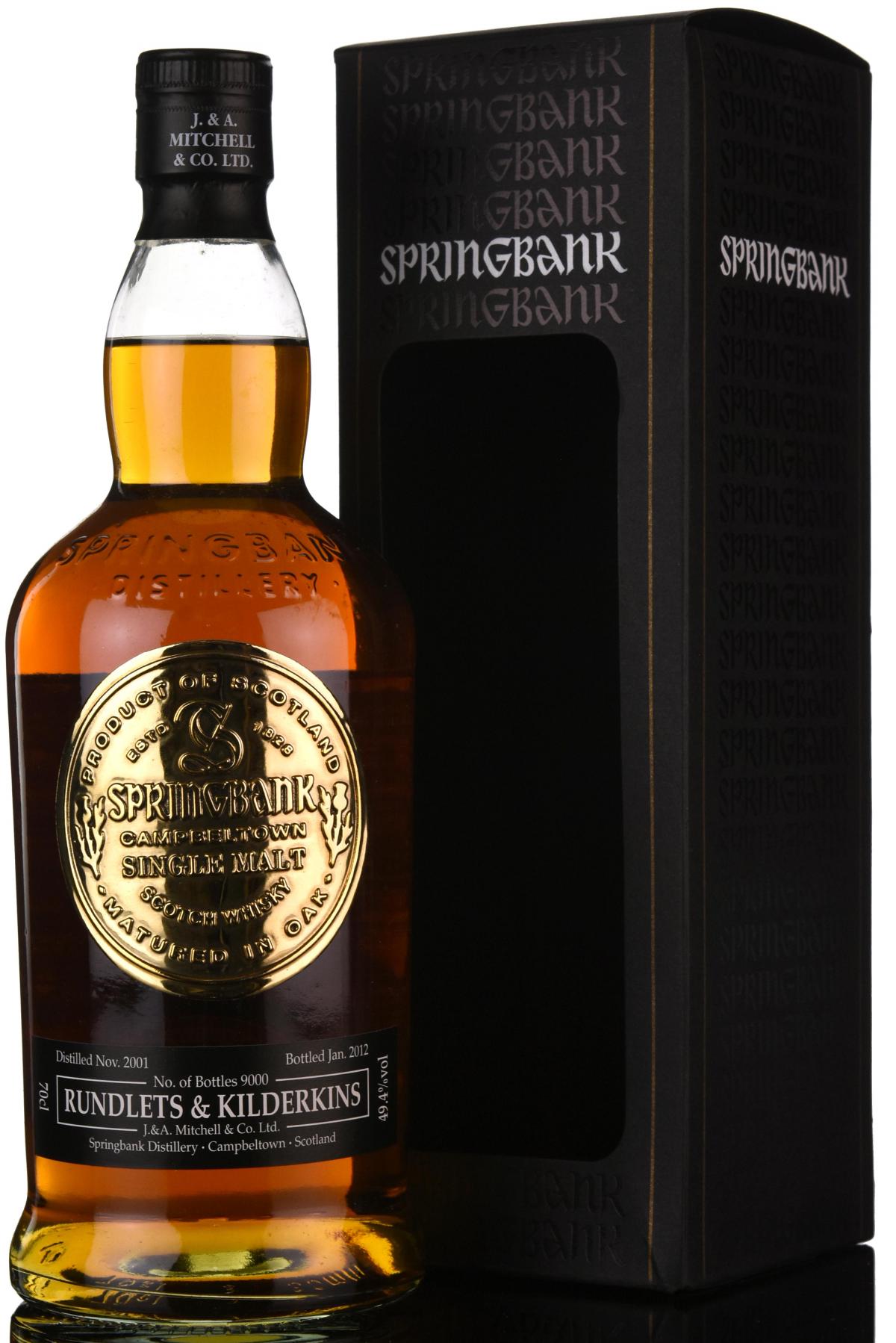 Springbank 2001-2012 - Rundlets & Kilderkins