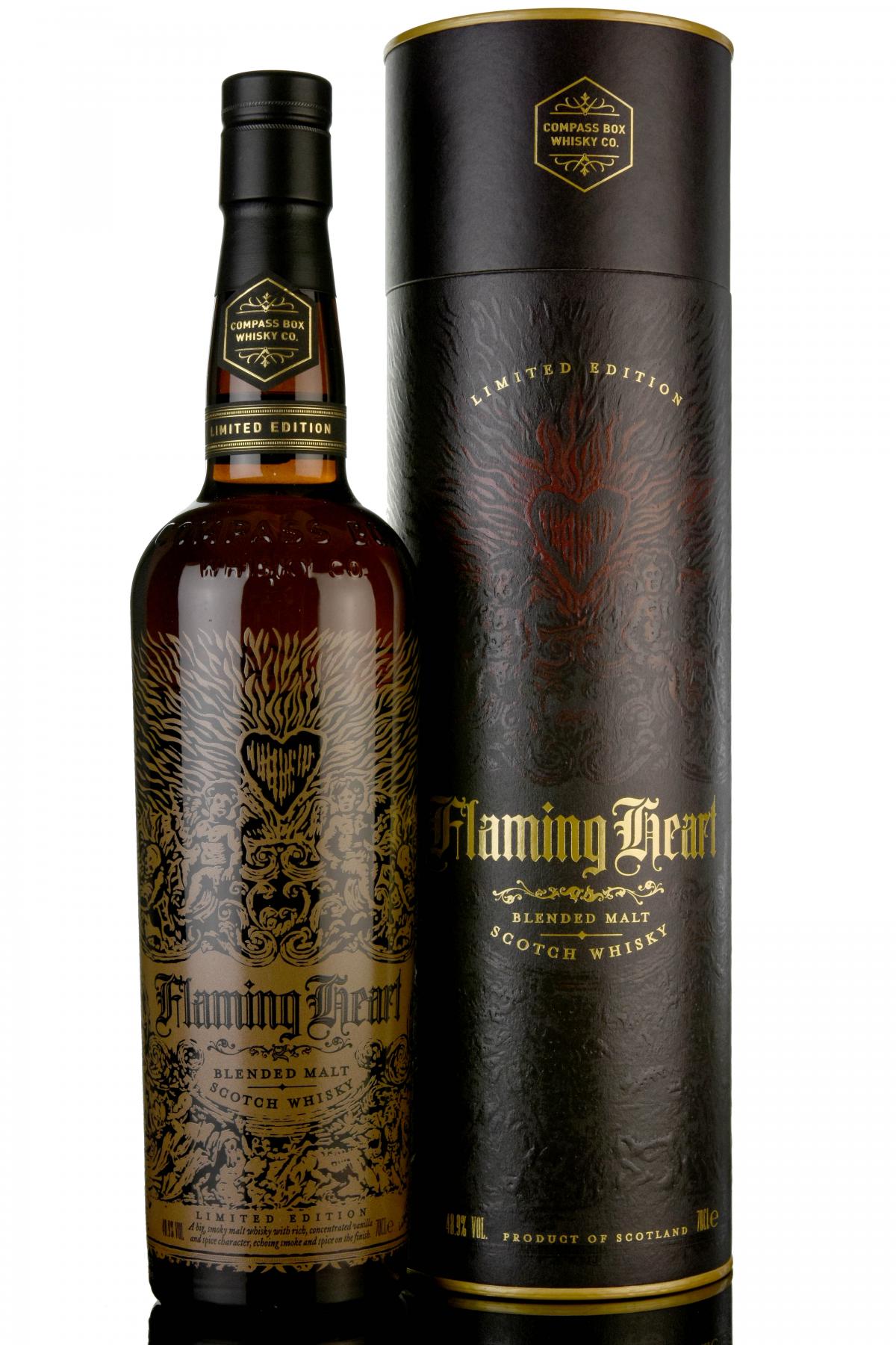 Compass Box Flaming Heart