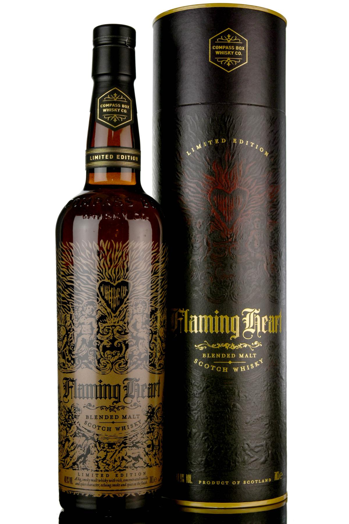 Compass Box Flaming Heart