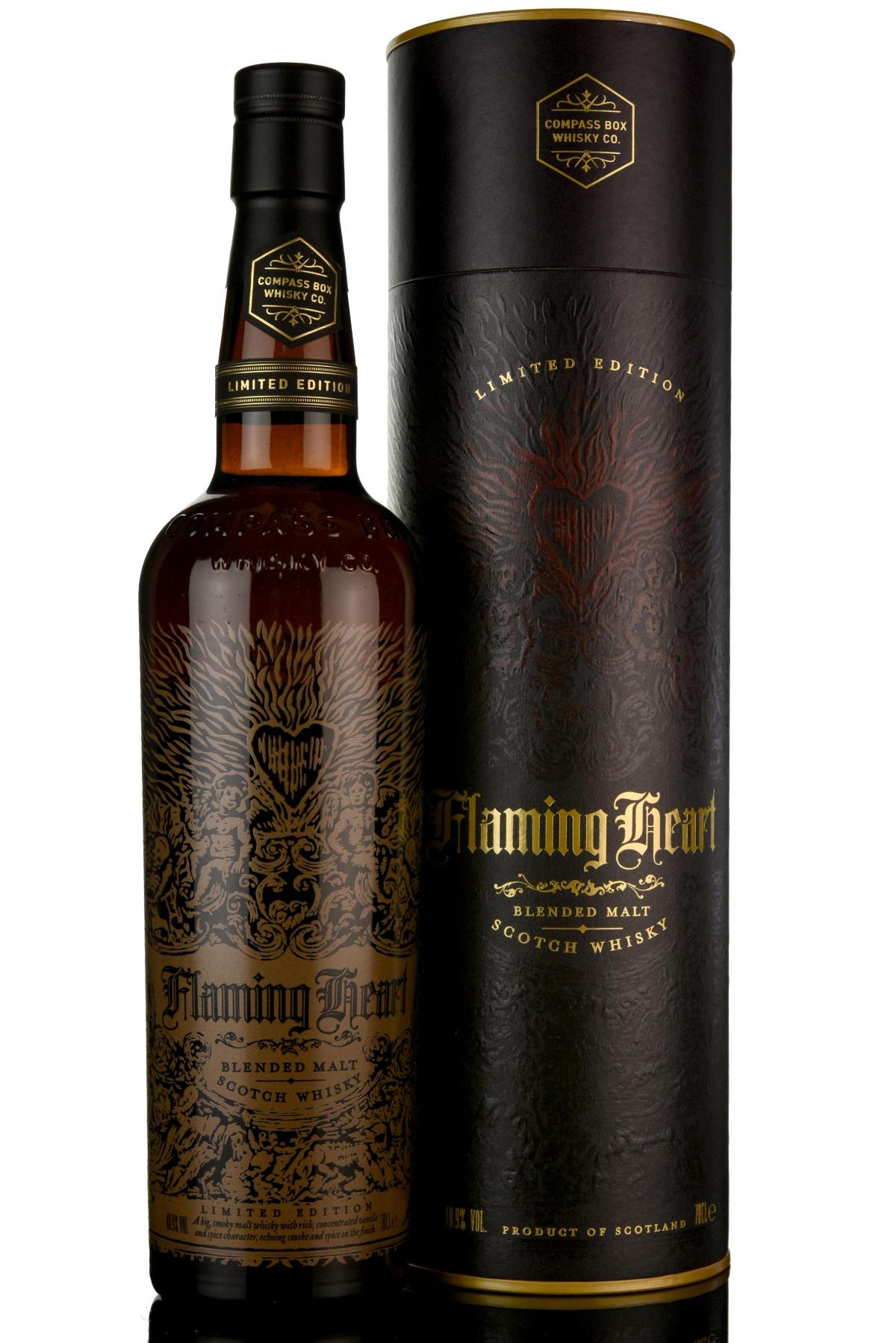 Compass Box Flaming Heart