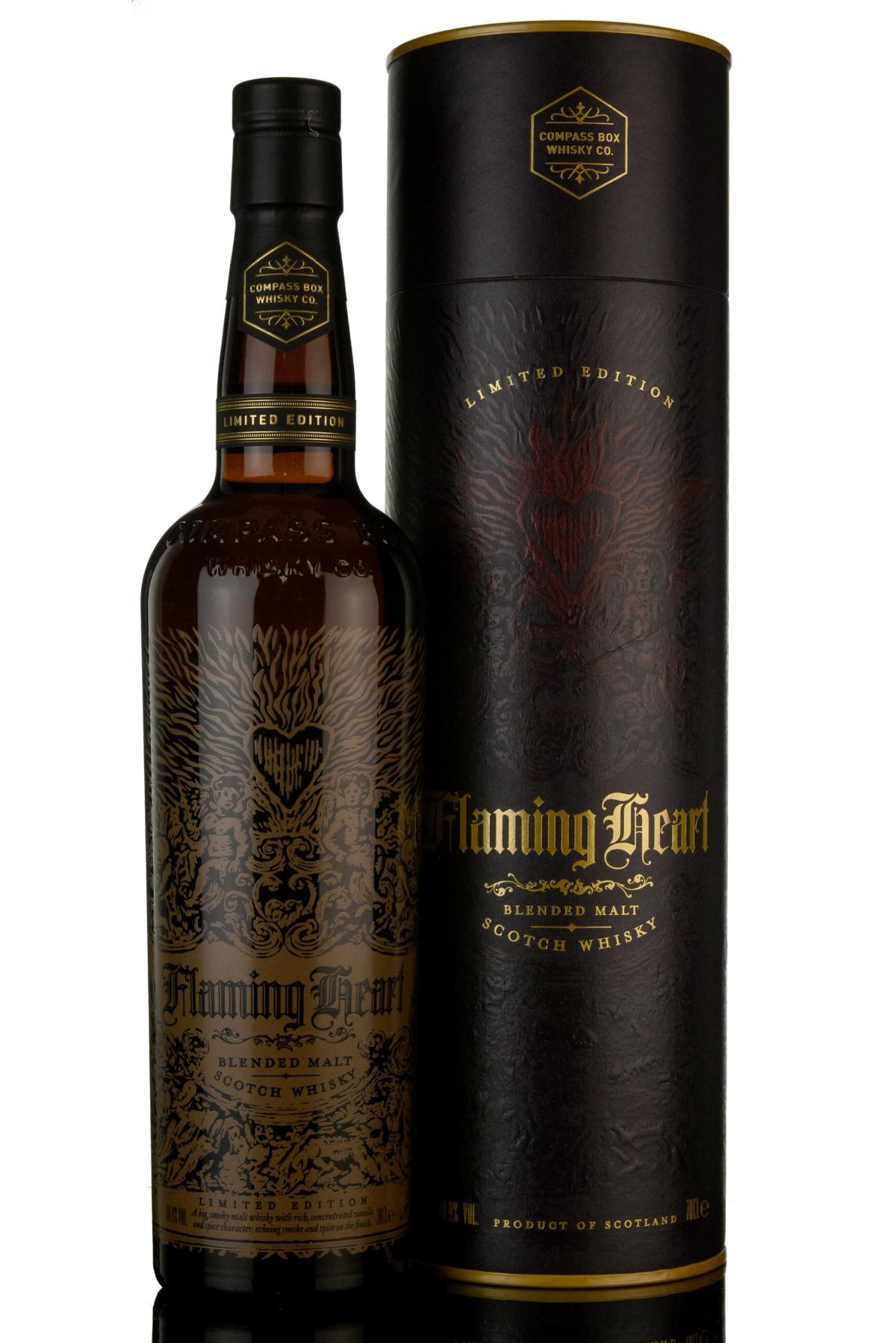 Compass Box Flaming Heart