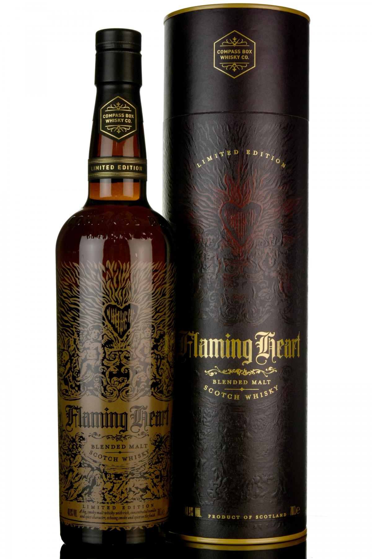 Compass Box Flaming Heart