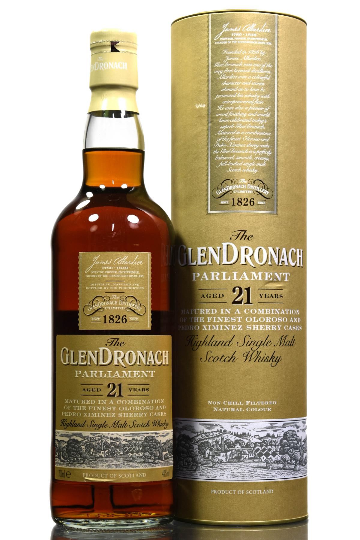Glendronach 21 Year Old - Parliament