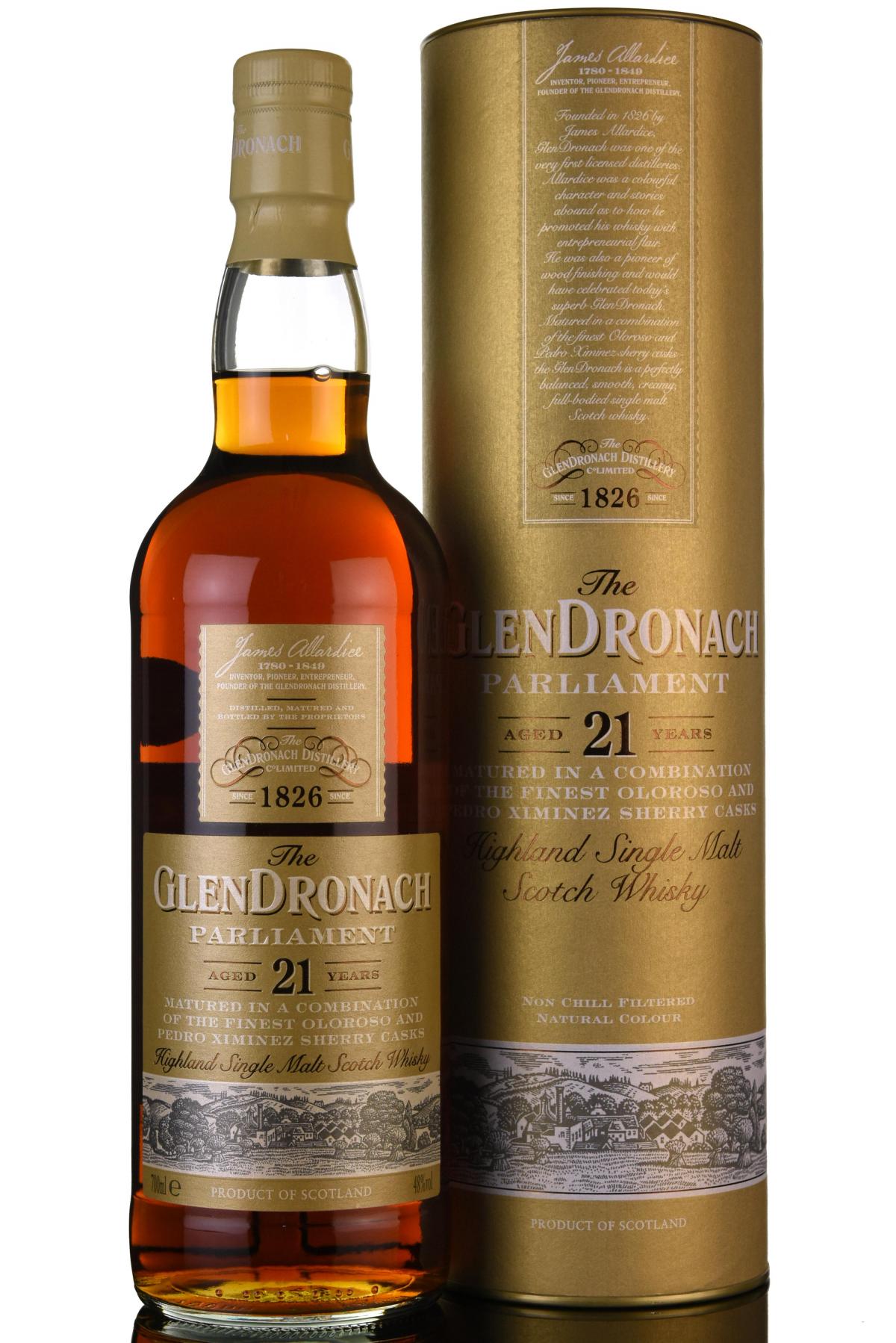 Glendronach 21 Year Old - Parliament