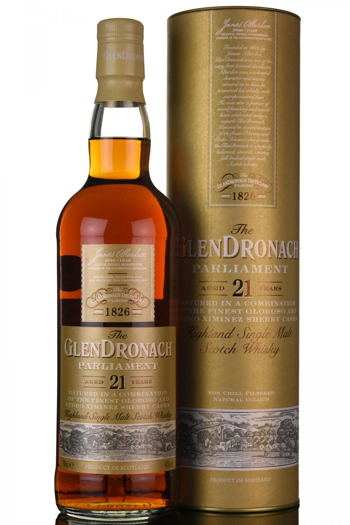 Glendronach 21 Year Old - Parliament