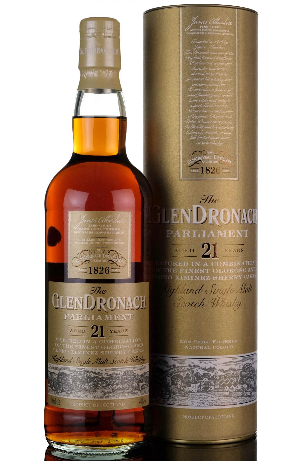 Glendronach 21 Year Old - Parliament