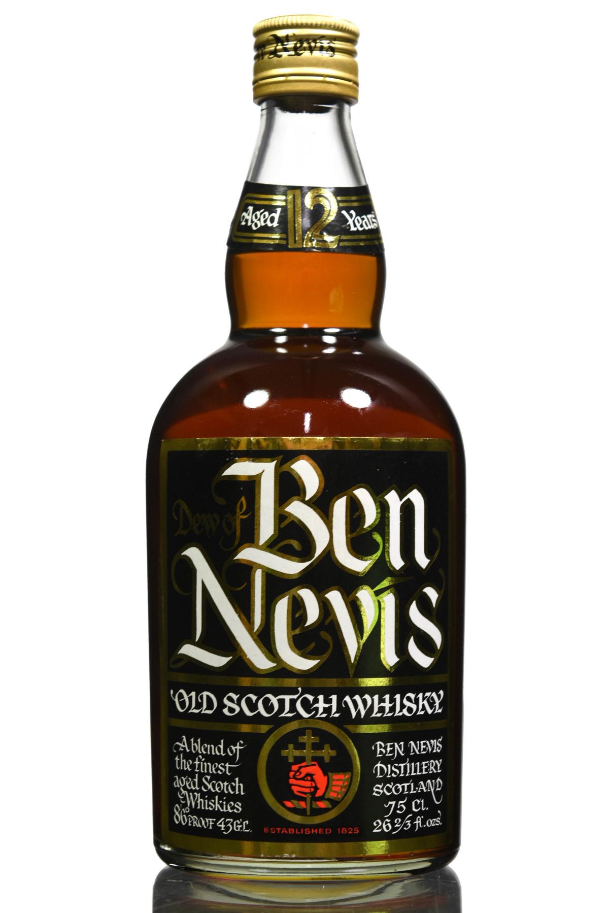 Dew Of Ben Nevis 12 Year Old - Late 1970s