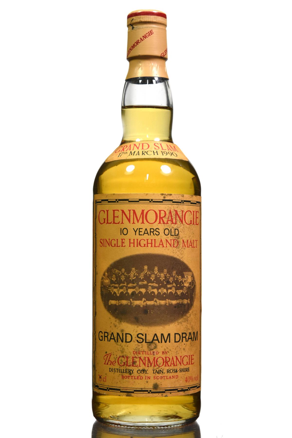 Glenmorangie 10 Year Old - Grand Slam Dram 1990
