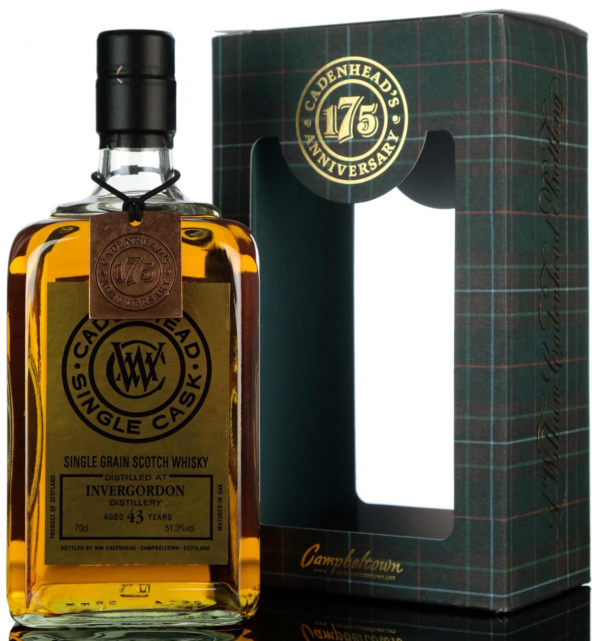 Invergordon 1973-2017 - 43 Year Old - Cadenheads - 175th Anniversary