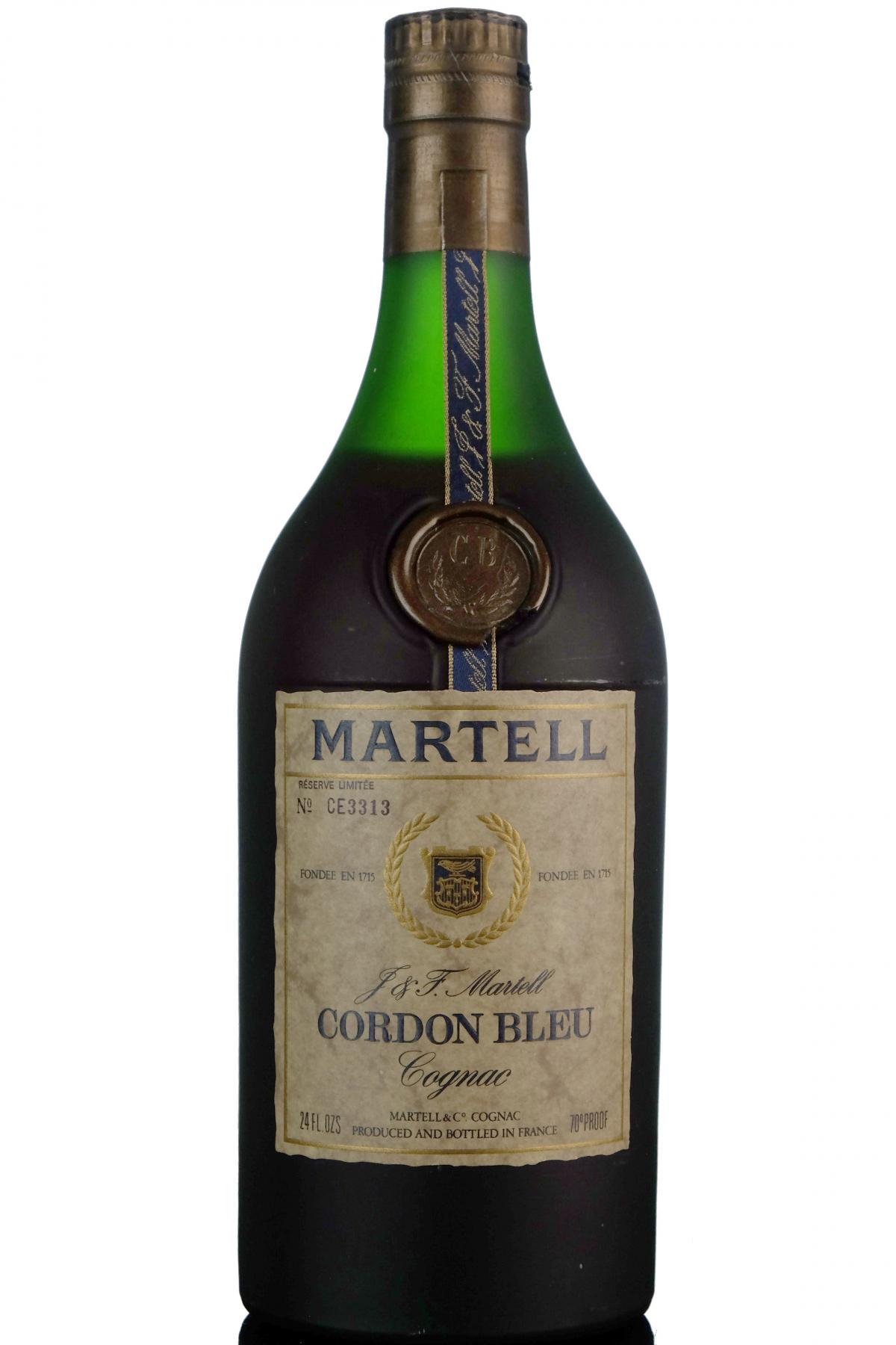Martell Cordon Bleu Cognac - 1970s