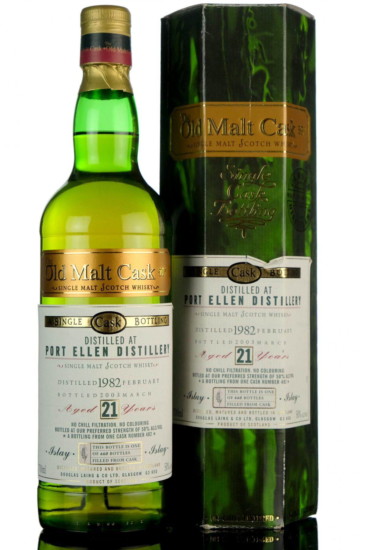 Port Ellen 1982-2003 - 21 Year Old - Douglas Laing - Old Malt Cask