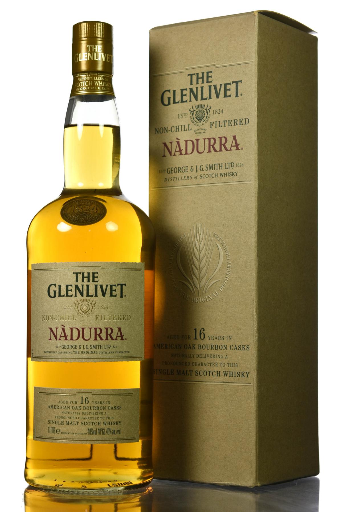Glenlivet 16 Year Old - Nadurra - 2010 Release - 1 Litre