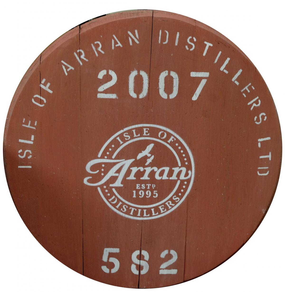 Arran Branded Cask End
