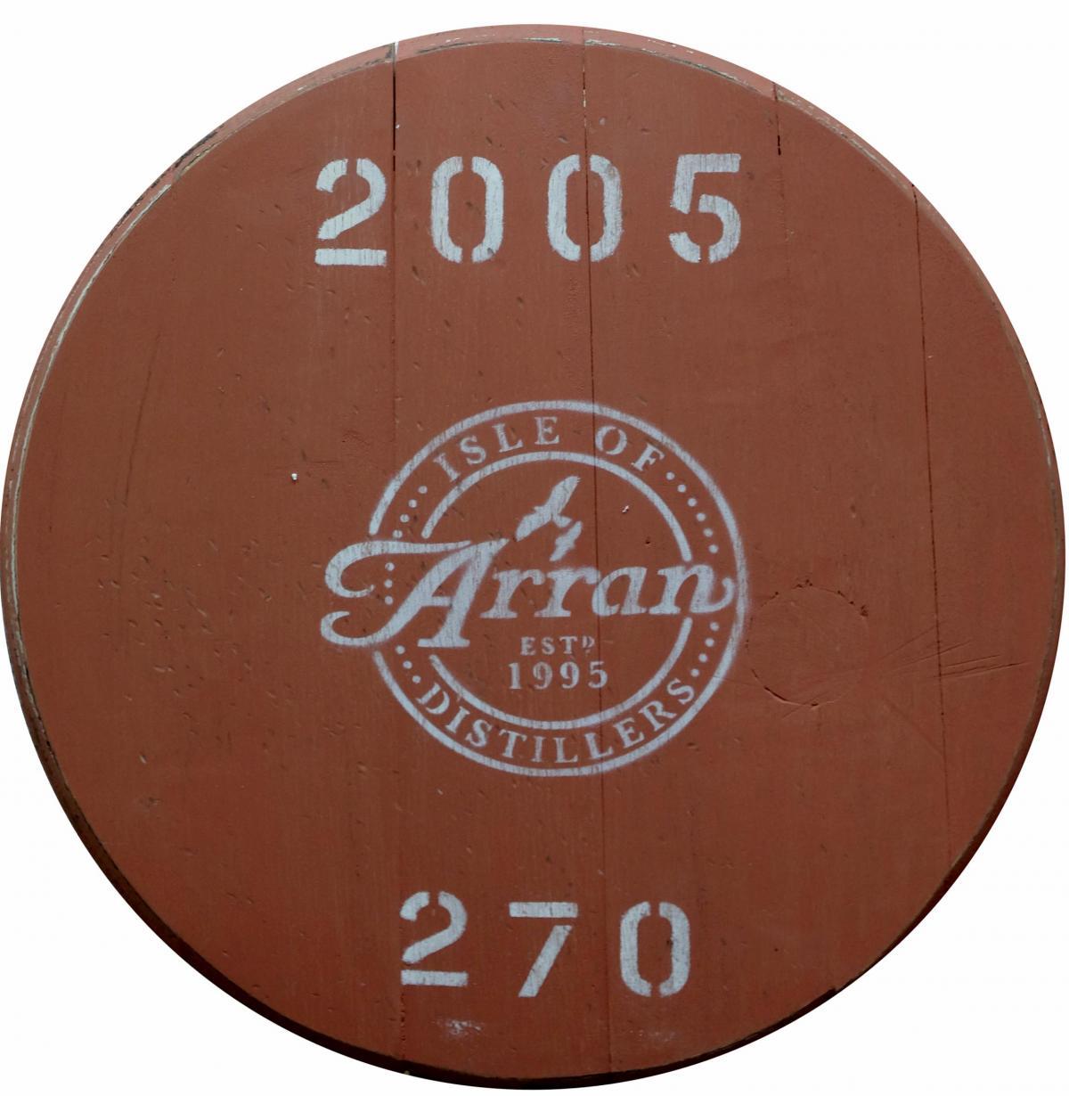 Arran Branded Cask End