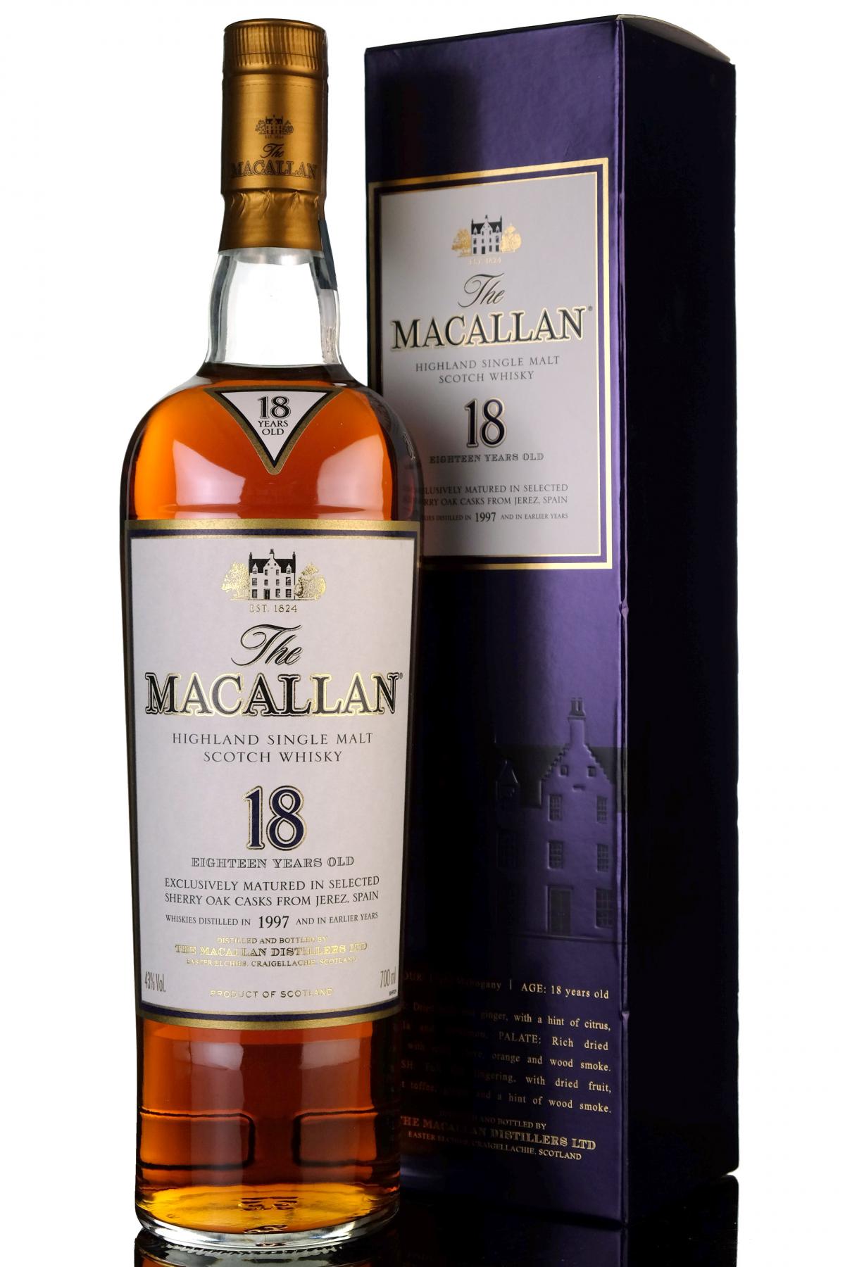 Macallan 1997 - 18 Year Old