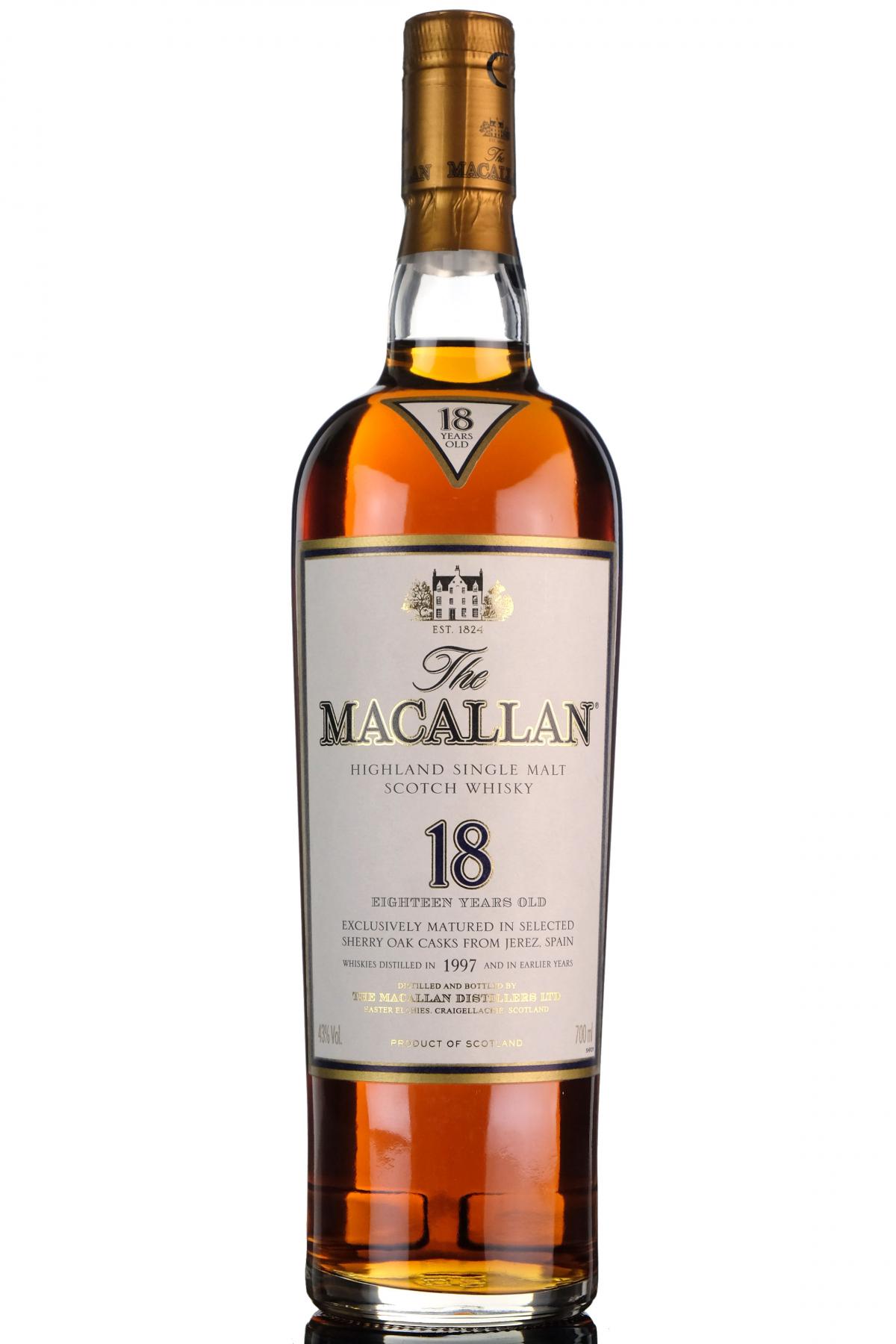 Macallan 1997 - 18 Year Old