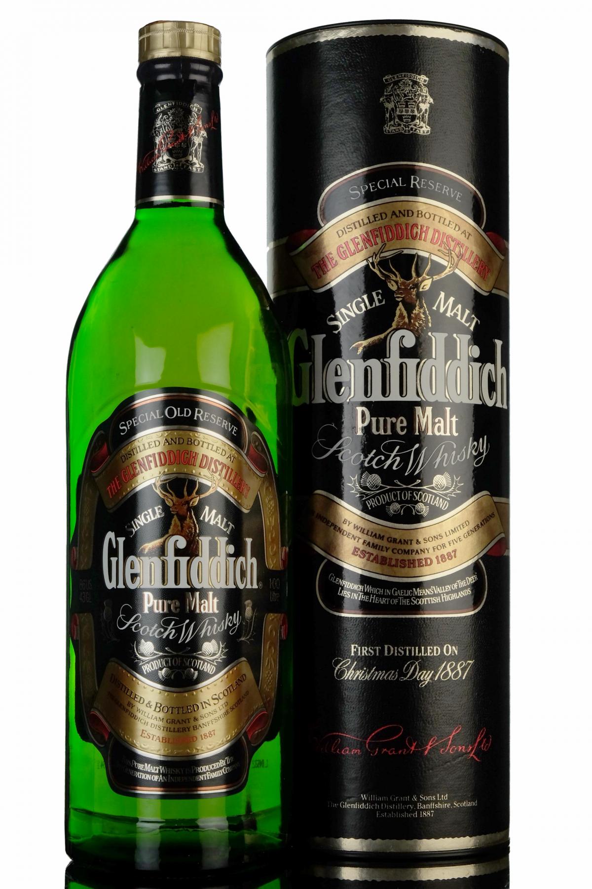 Glenfiddich Pure Malt - 1 Litre