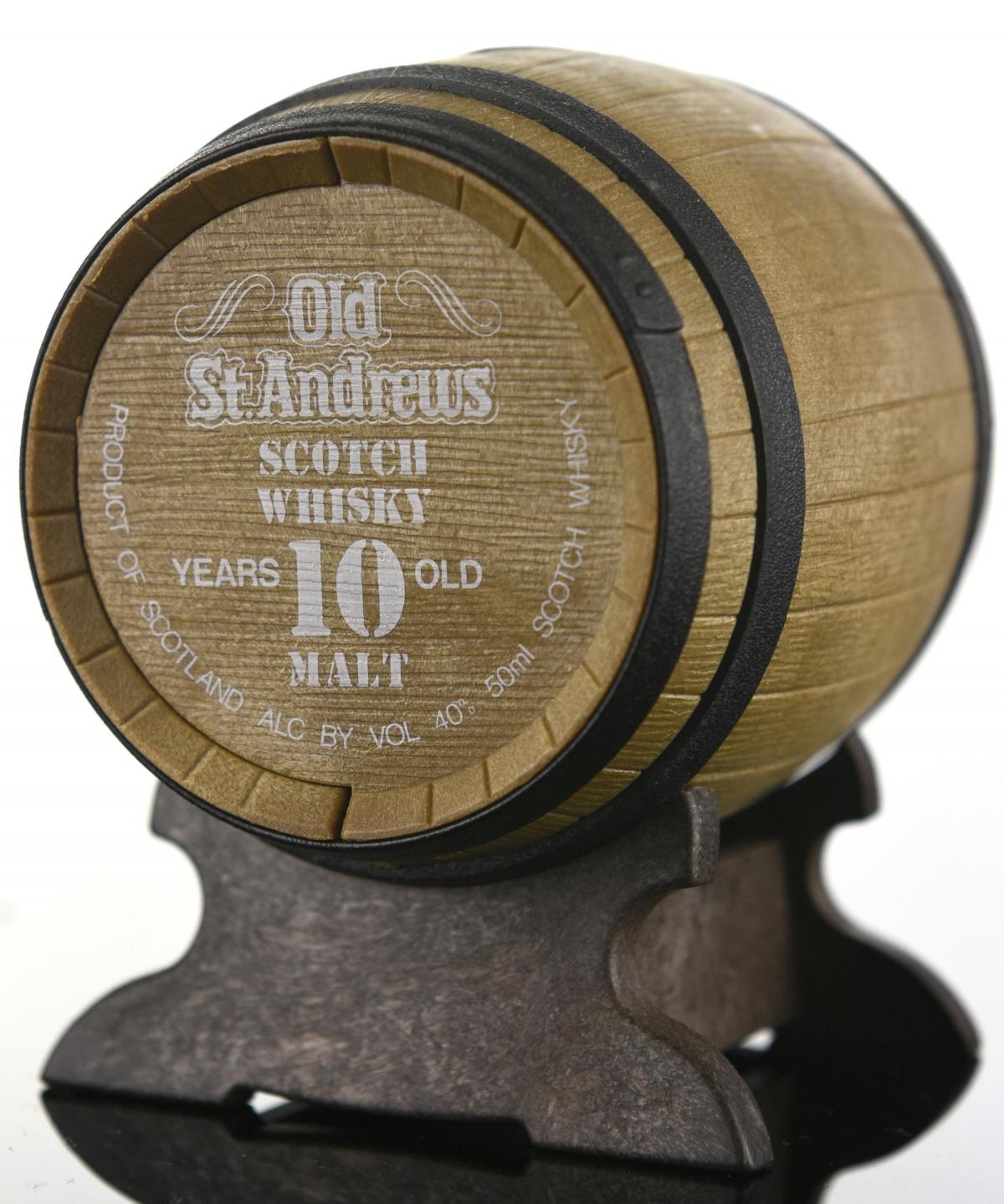 Old St Andrews Whisky Barrel - 10 Year Old Miniature