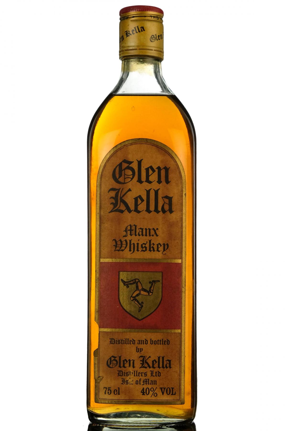 Glen Kella Manx Whiskey - 1980s