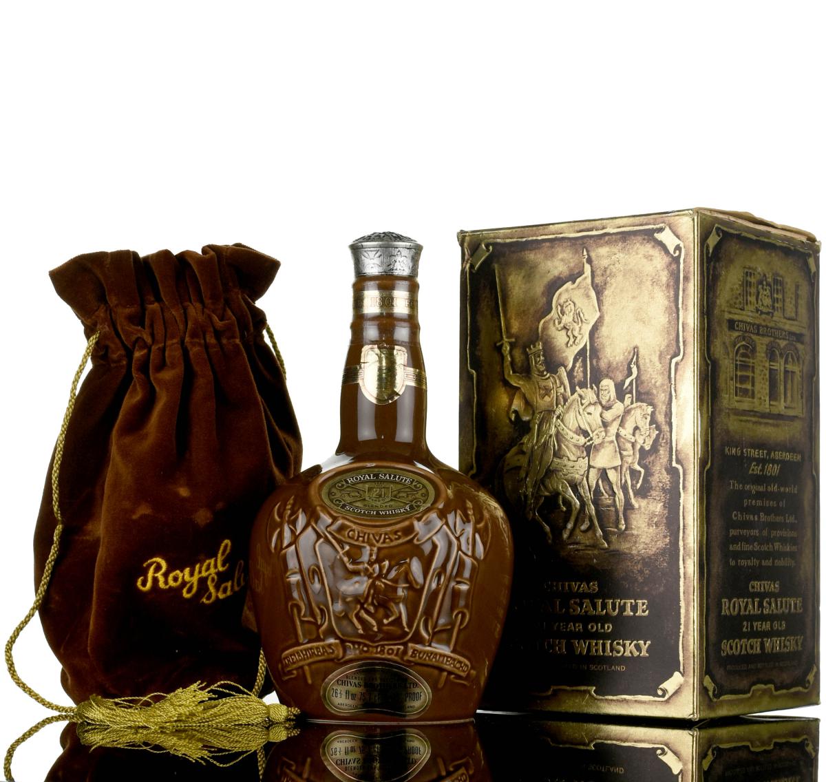 Royal Salute 21 Year Old - Brown Decanter