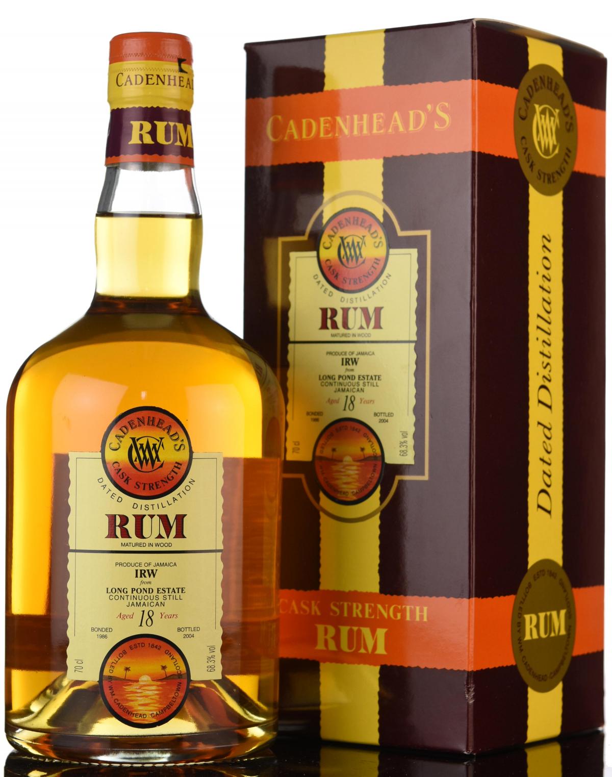 Long Pond Estate 1986-2004 - 18 Year Old - Cask Strength - Cadenheads Rum