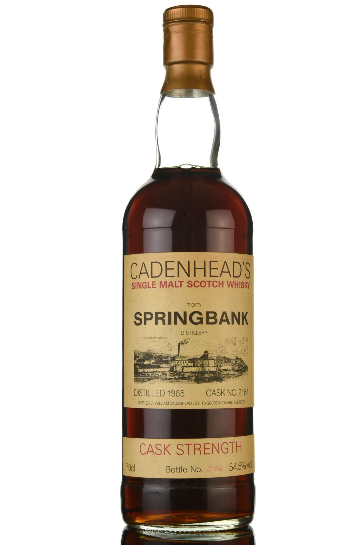 Springbank 1965 - Cadenheads Cask Strength 2164