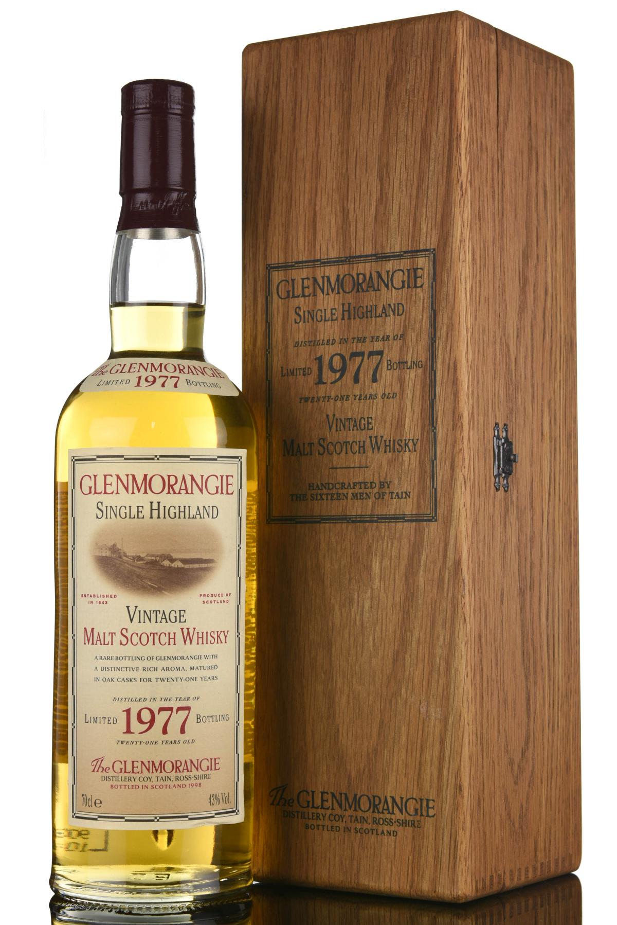 Glenmorangie 1977-1998 - 21 Year Old