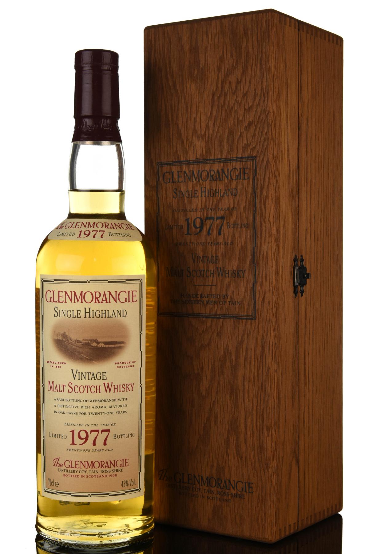 Glenmorangie 1977-1998 - 21 Year Old