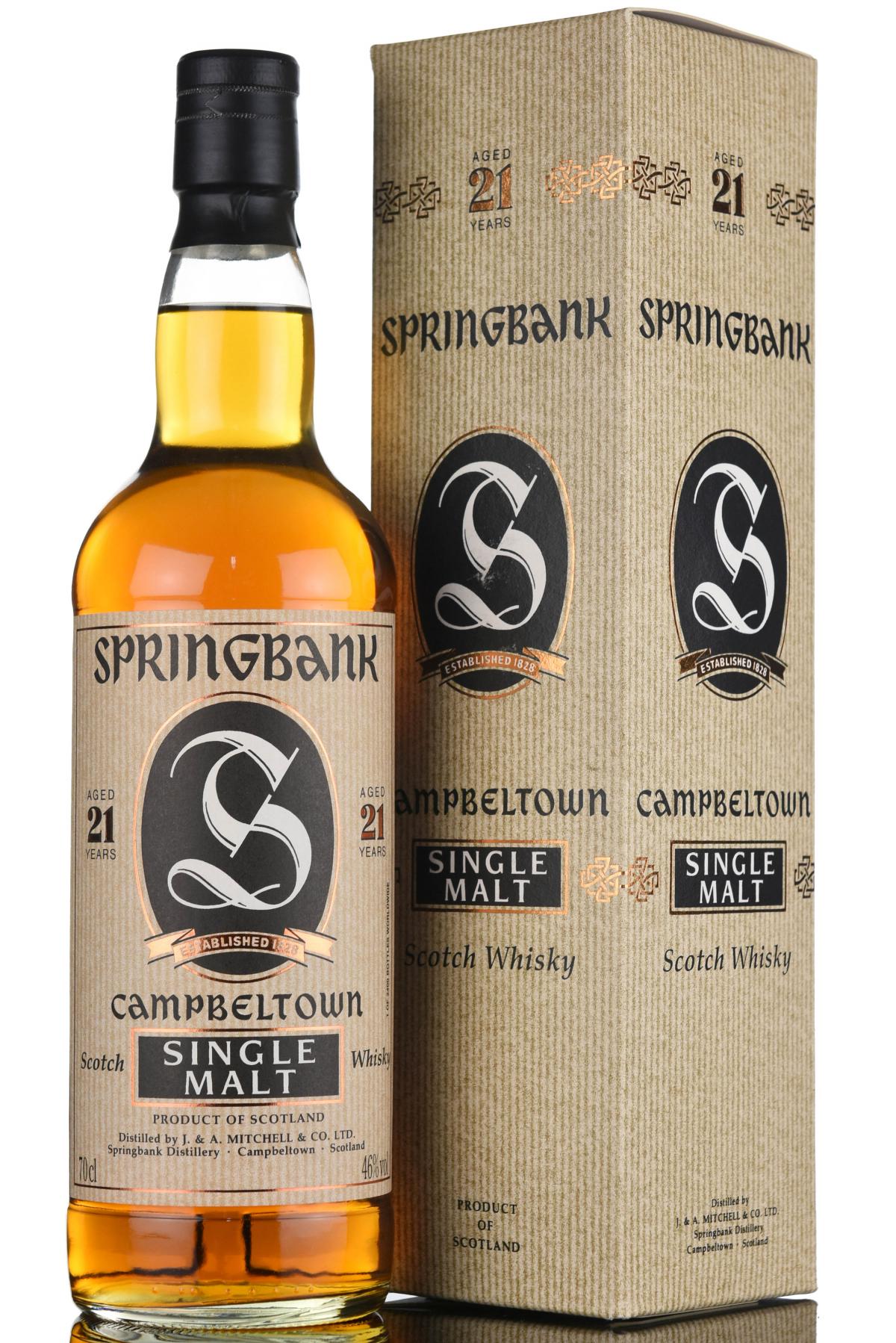 Springbank 21 Year Old - Bottled 2005