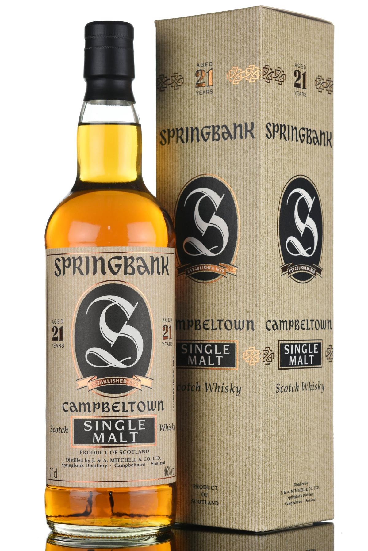 Springbank 21 Year Old - Bottled 2005