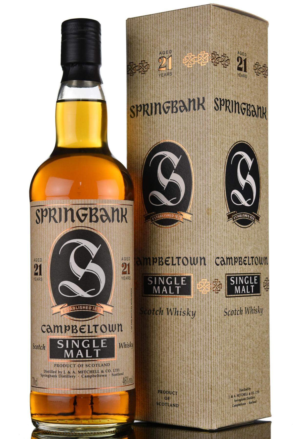 Springbank 21 Year Old - Bottled 2005