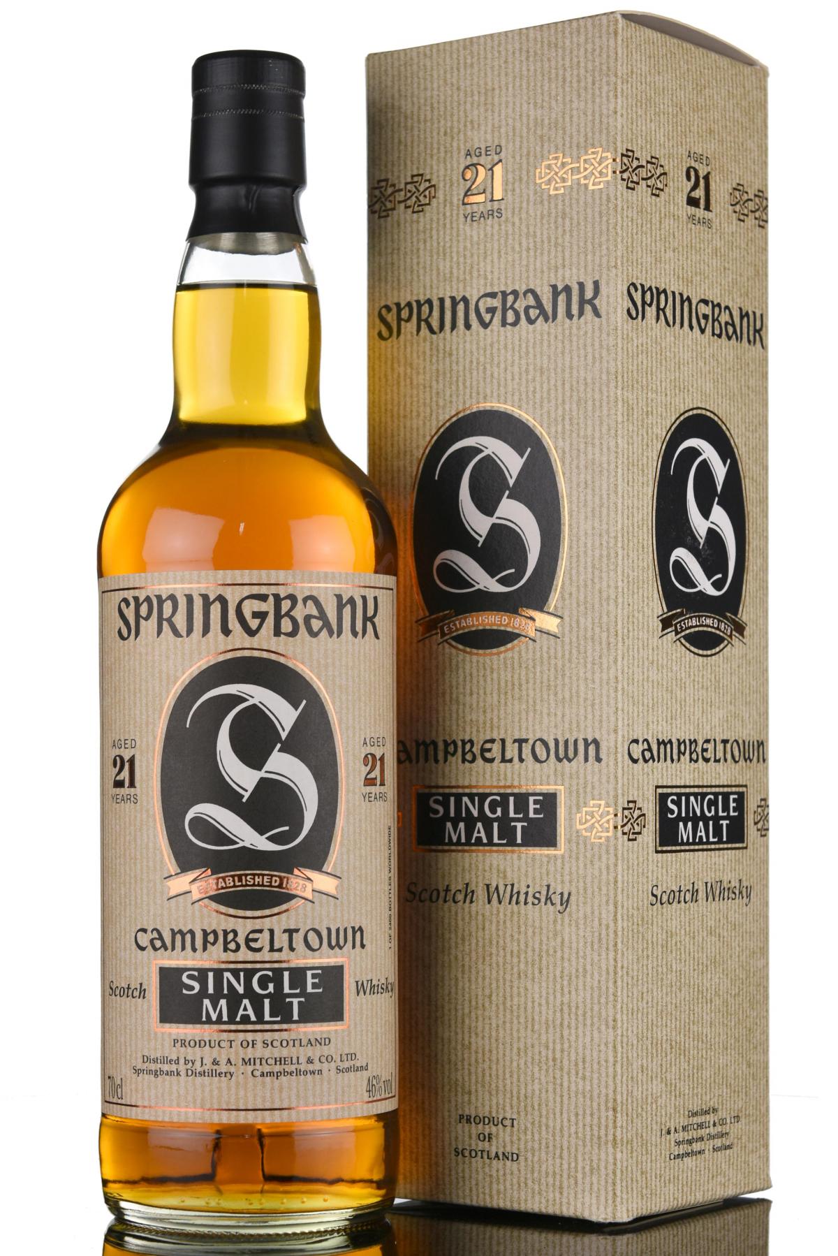 Springbank 21 Year Old - Bottled 2005
