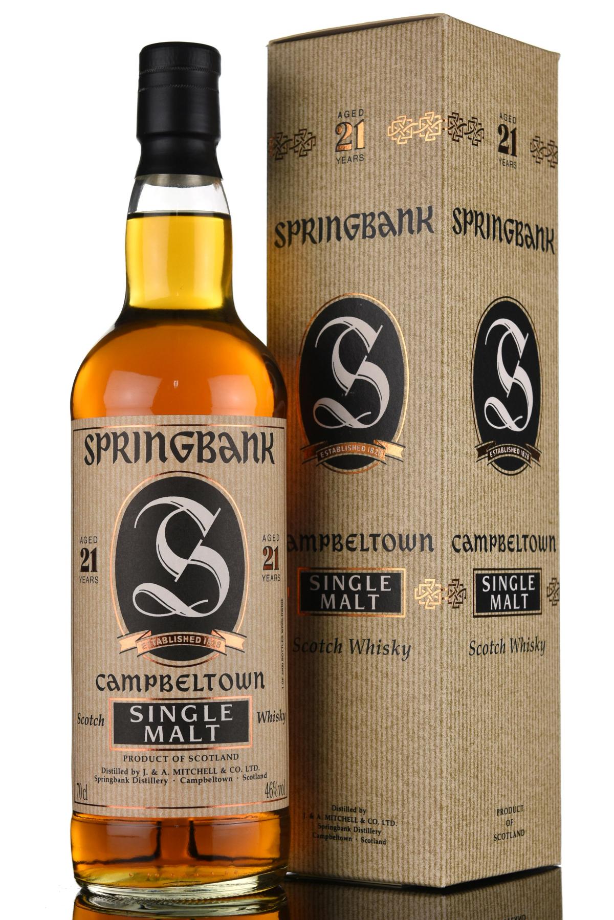 Springbank 21 Year Old - Bottled 2005