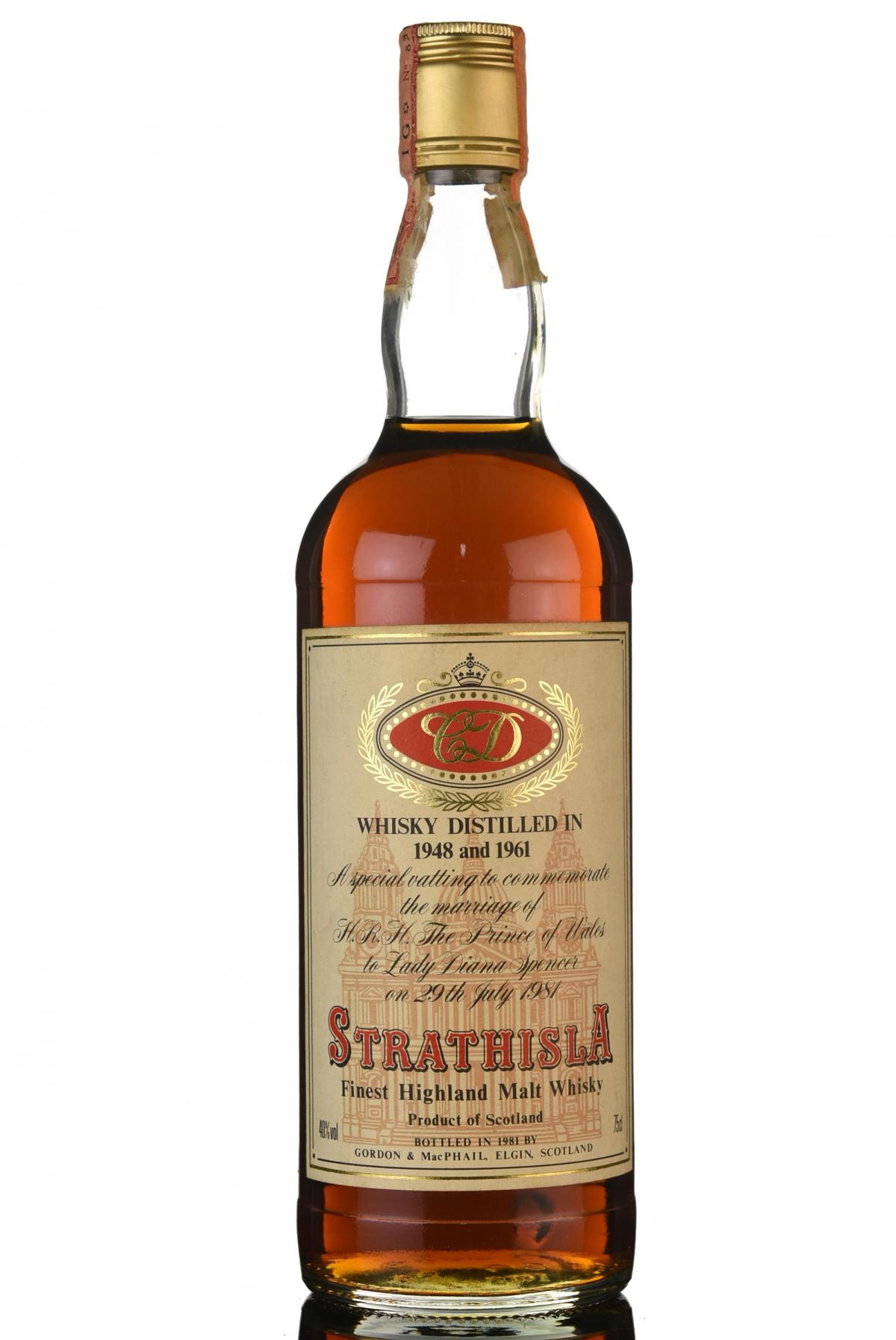 Strathisla Royal Marriage 1948 & 1961 - Gordon & MacPhail